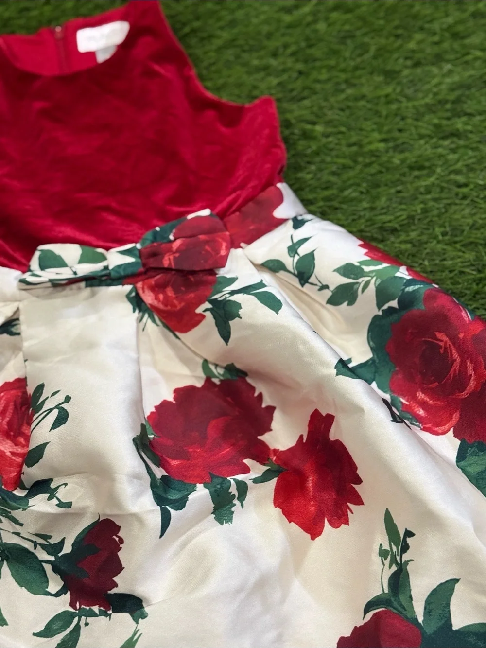 The Children’s Place Holiday Velvet Top Dress